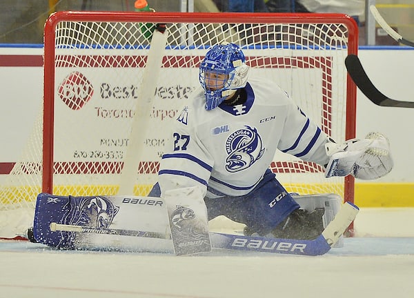 Dominant goalie' drafted by hometown Mississauga Steelheads