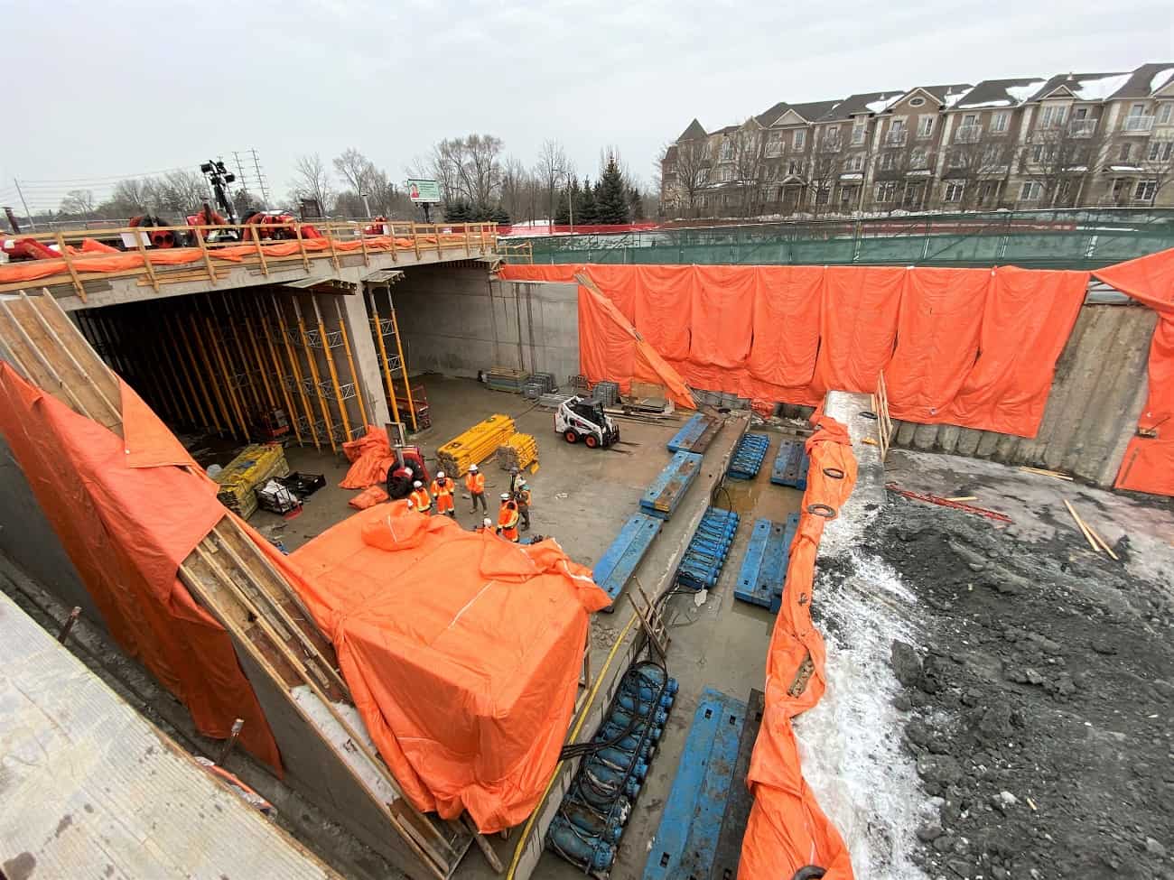 Hurontario LRT winter work