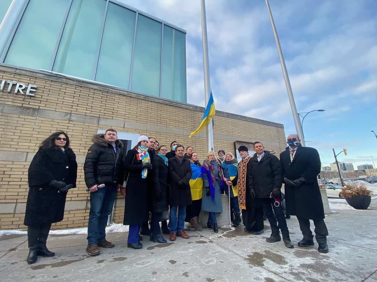 Mississauga raises Ukrainian flag