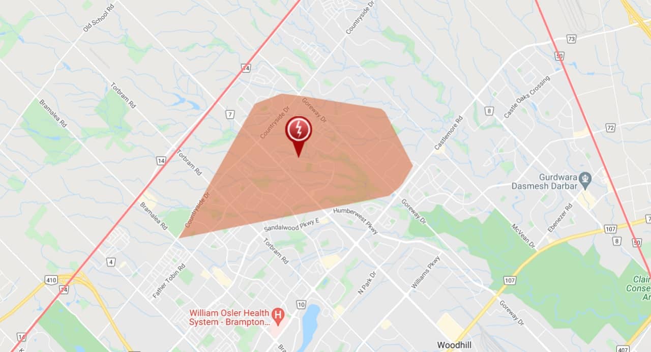 Brampton power outage affects nearly 4,000 homes, businesses | insauga