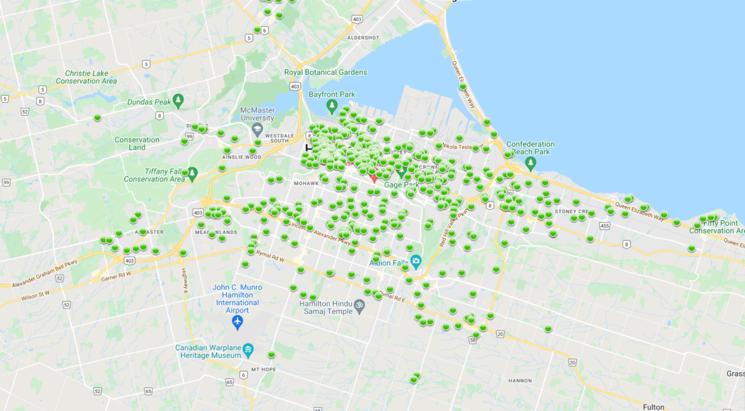 Hamilton S Crime Map Paints A Picture Of Where And When Crime Is Being   Screenshot 2022 03 01 9.31.22 AM E1646145154480 1536x847 