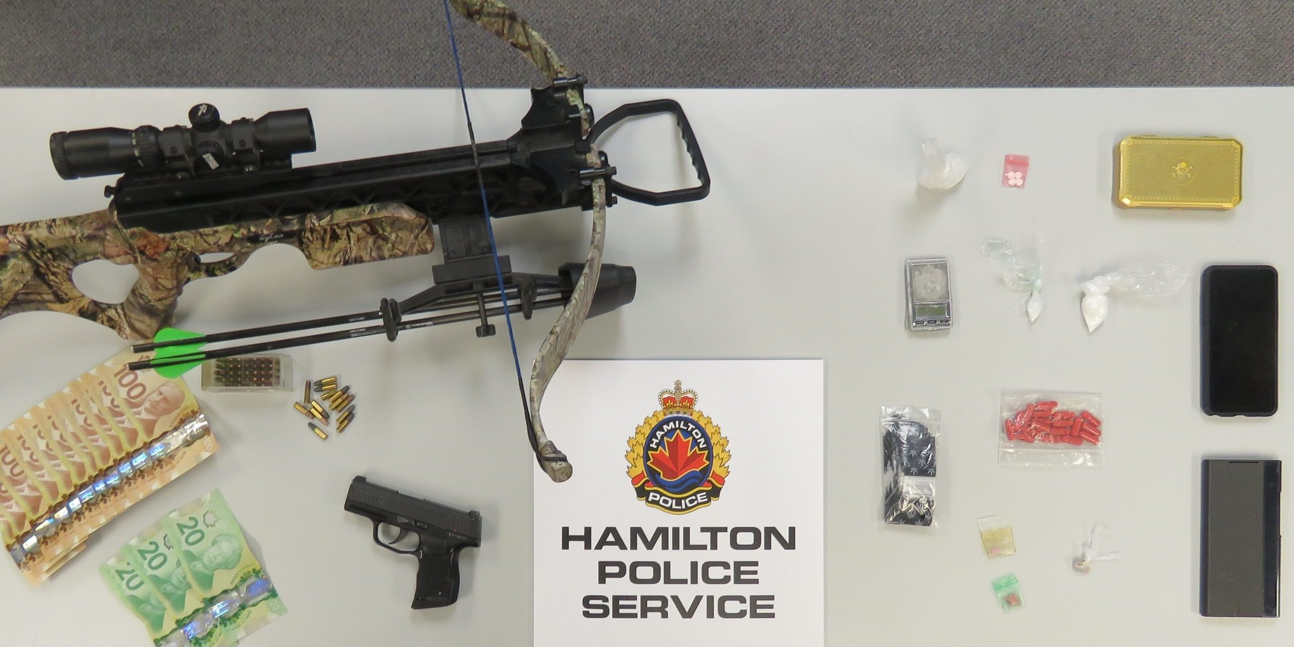 Police Arrest Five; Seize Drugs And Crossbow From East-end Hamilton ...