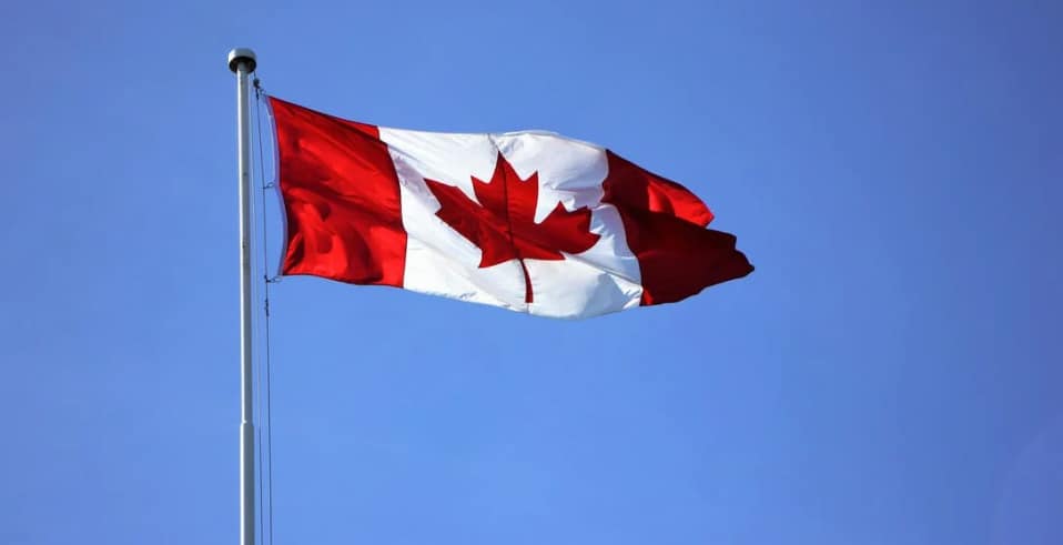 Giant Canada flag Mississauga