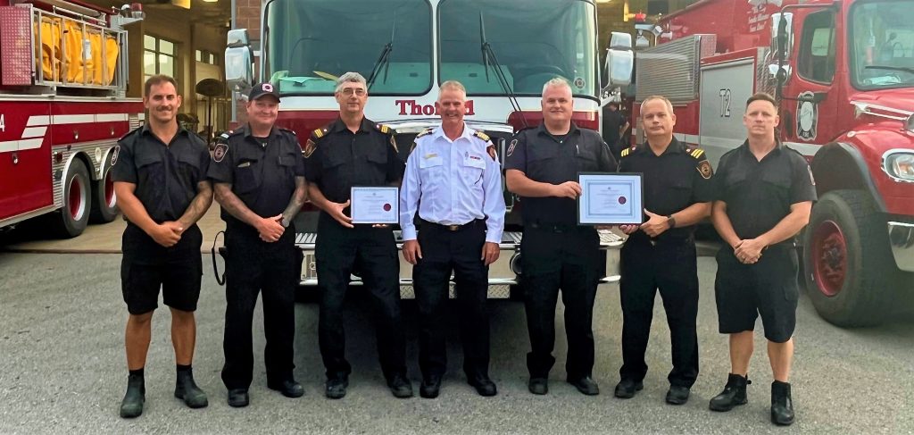 Thorold firefighters earn water tanker accreditation for rural areas ...