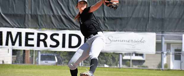 Canada Games history maker Jaida Lee throws first pitch at Blue