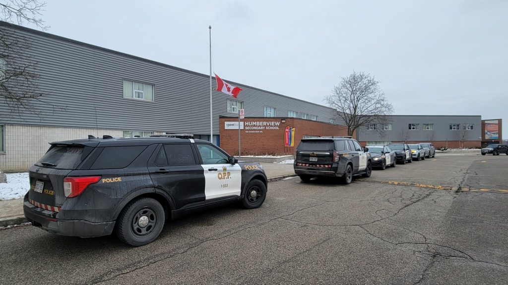 Caledon high school in lockdown after weapon seen police INsauga