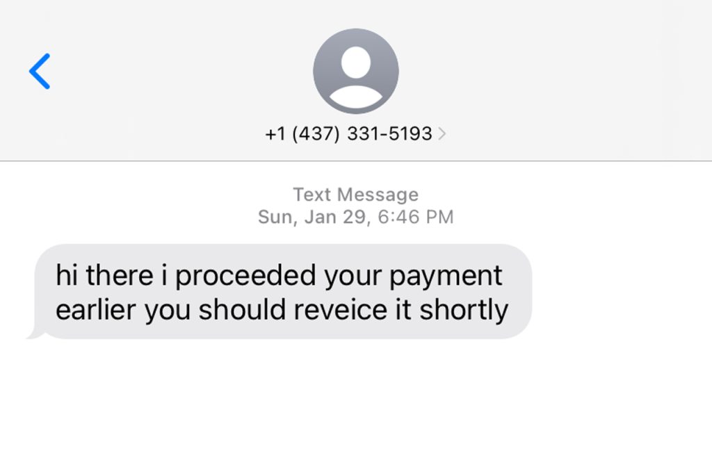 Wrong Number Text Scam Circulating In Mississauga And Brampton Insauga 6482