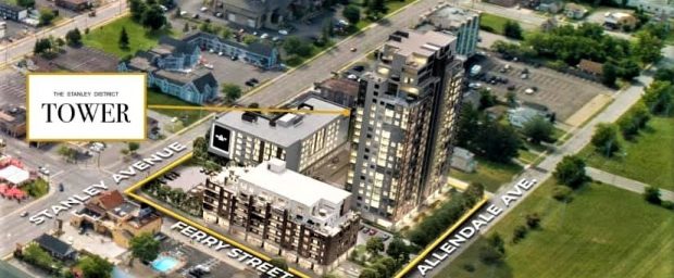Stanley District Tower in Niagara Falls will be overshadowed by new 