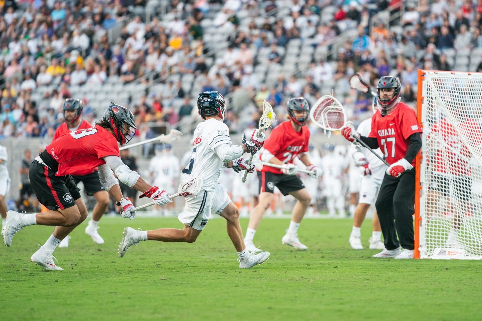 Canada vs USA for gold at World Lacrosse Championships in San Diego