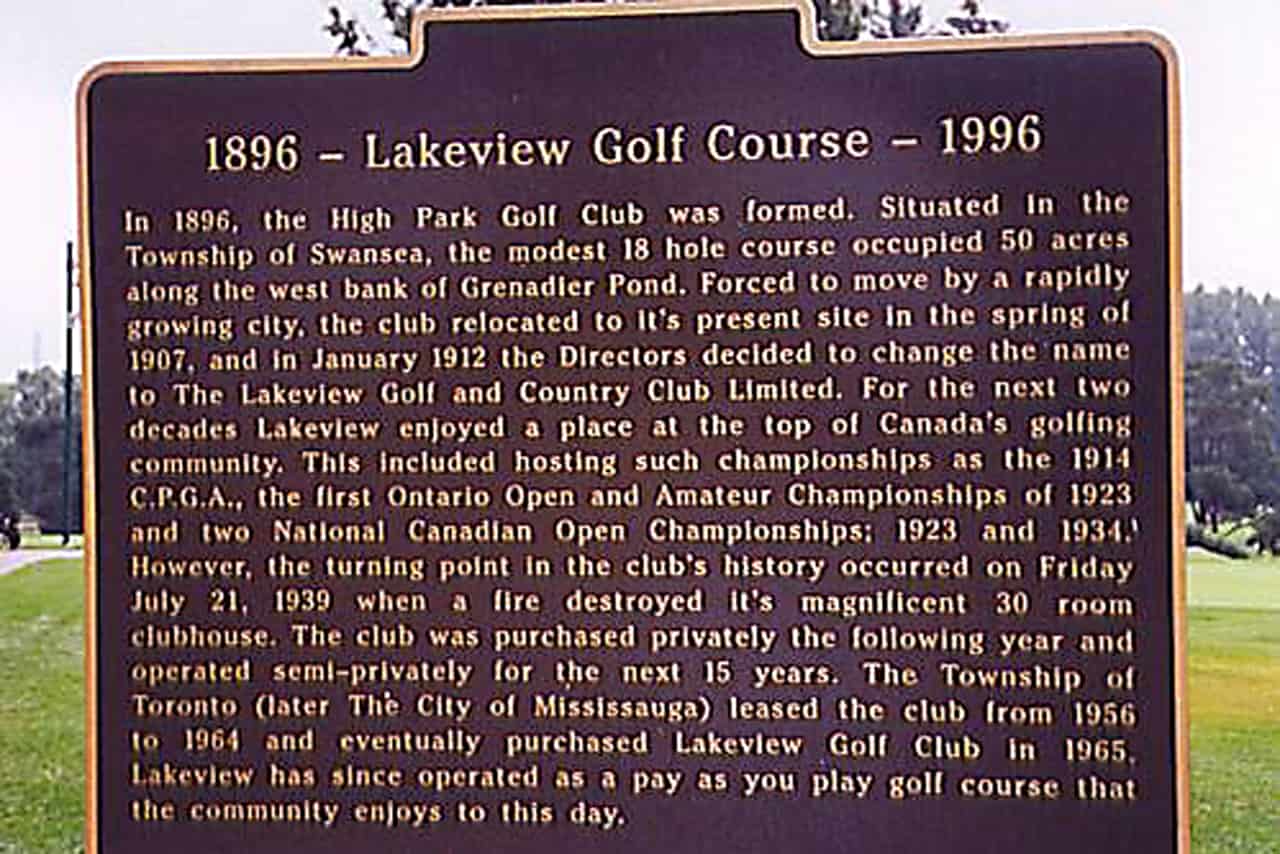 lakeview golf course