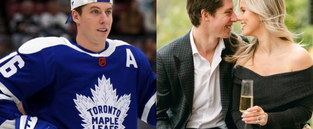 Maple Leafs star s wedding turns into humongous team reunion at