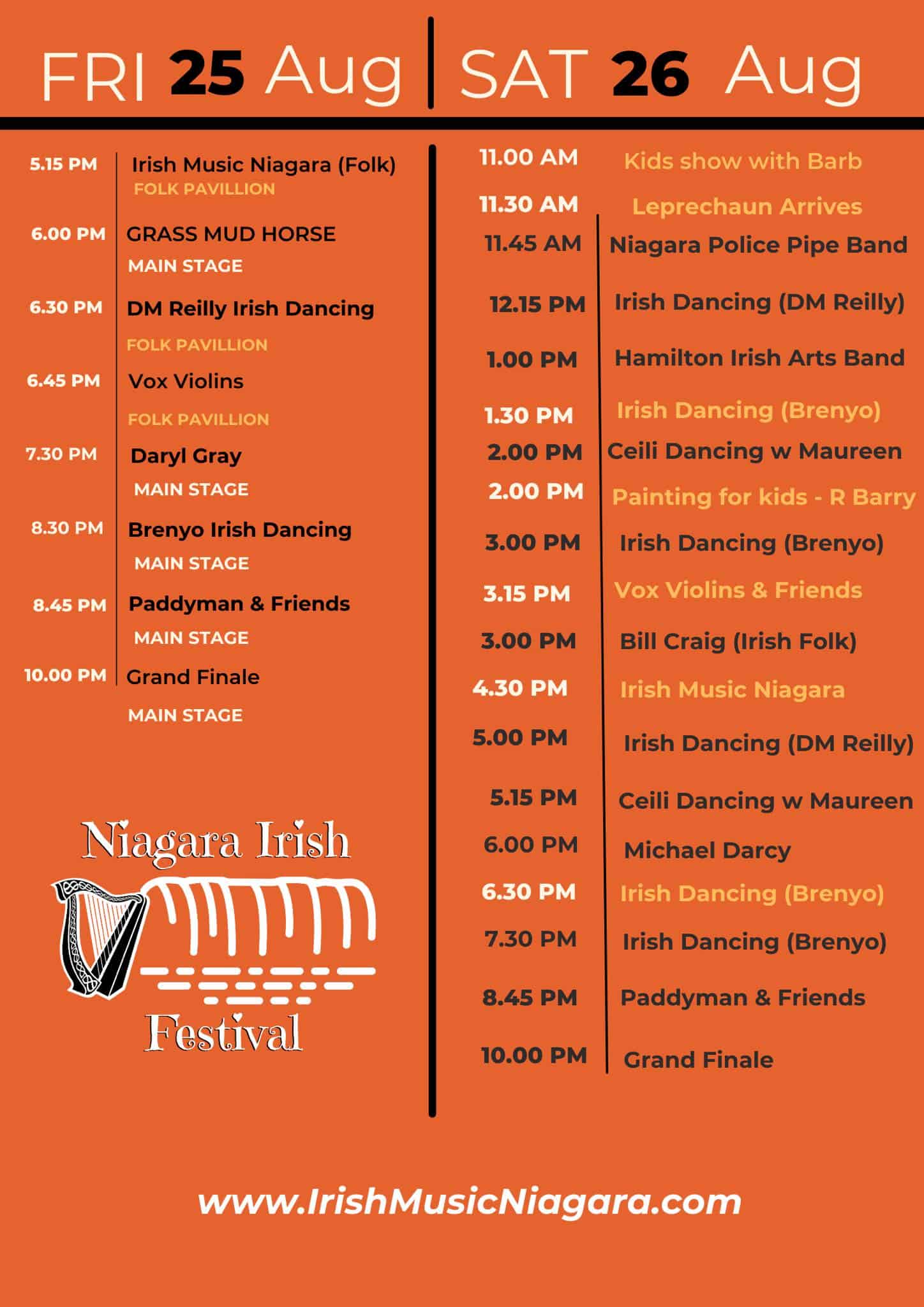 Time to 'shamrock and roll' as Irish Festival comes to Niagara Falls