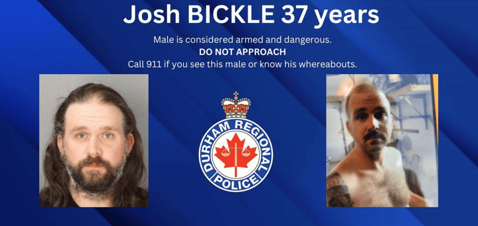Josh Bickle Oshawa Murder Suspect