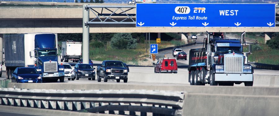 trucks on 407