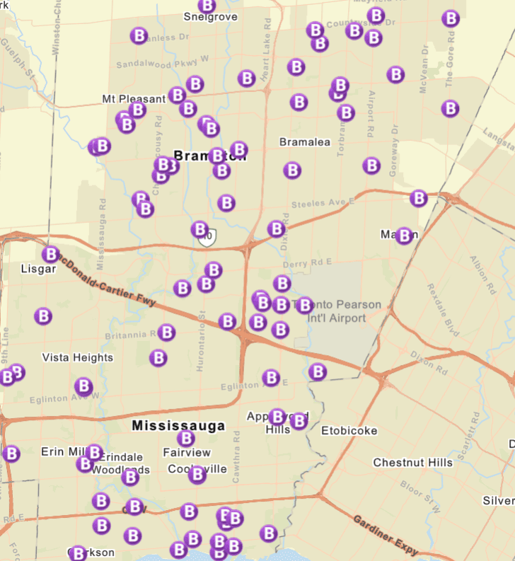 break and enter October and November in Mississauga and Brampton