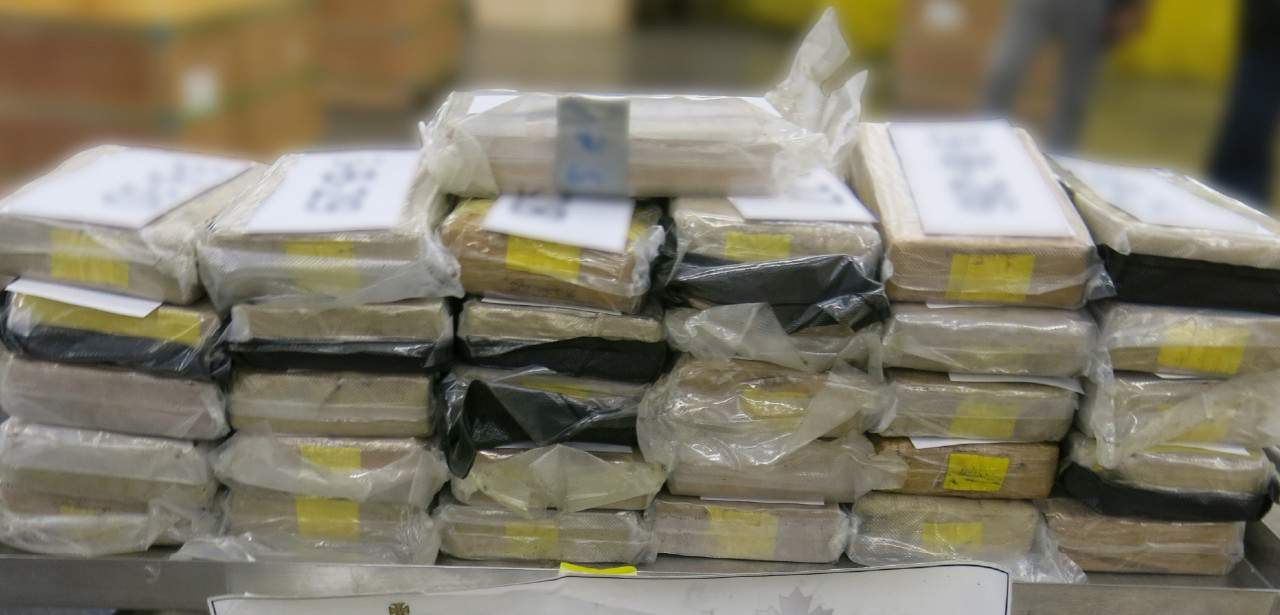 Suspected cocaine seized at the Queenston Bridge port of entry on September 26, 2023. (Photo: CBSA)