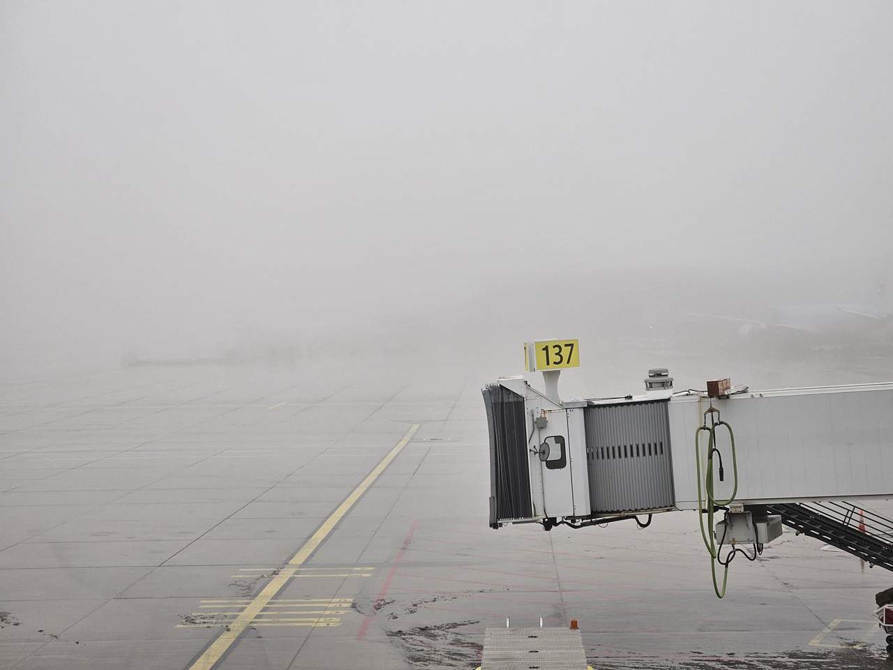 Fog grounds flights at Pearson Airport in Mississauga