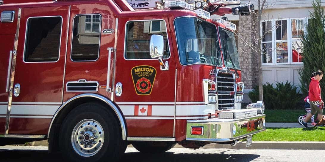 milton fire donation enbridge