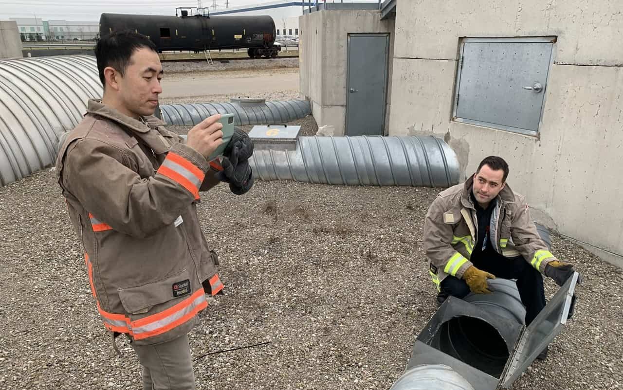 South Korean firefighter visits Mississauga firefighters