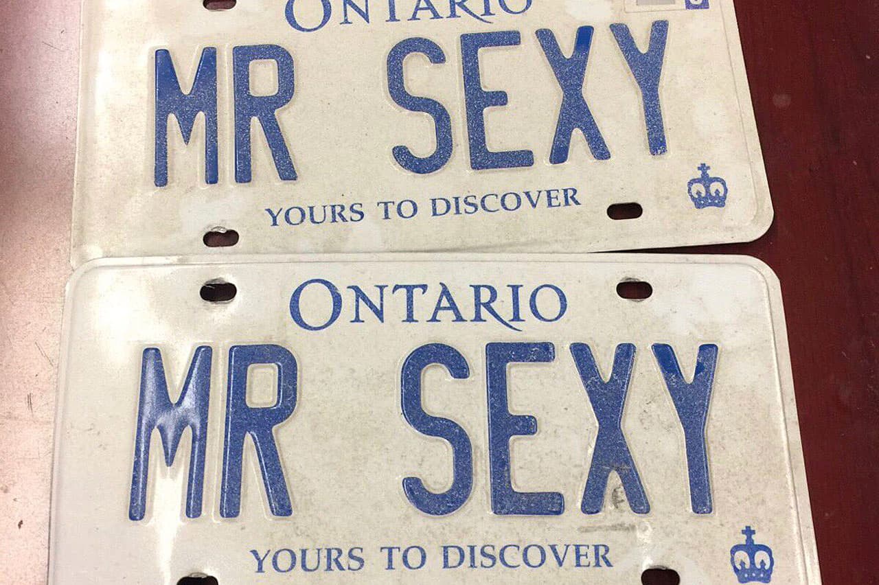 rejected ontario licence plates