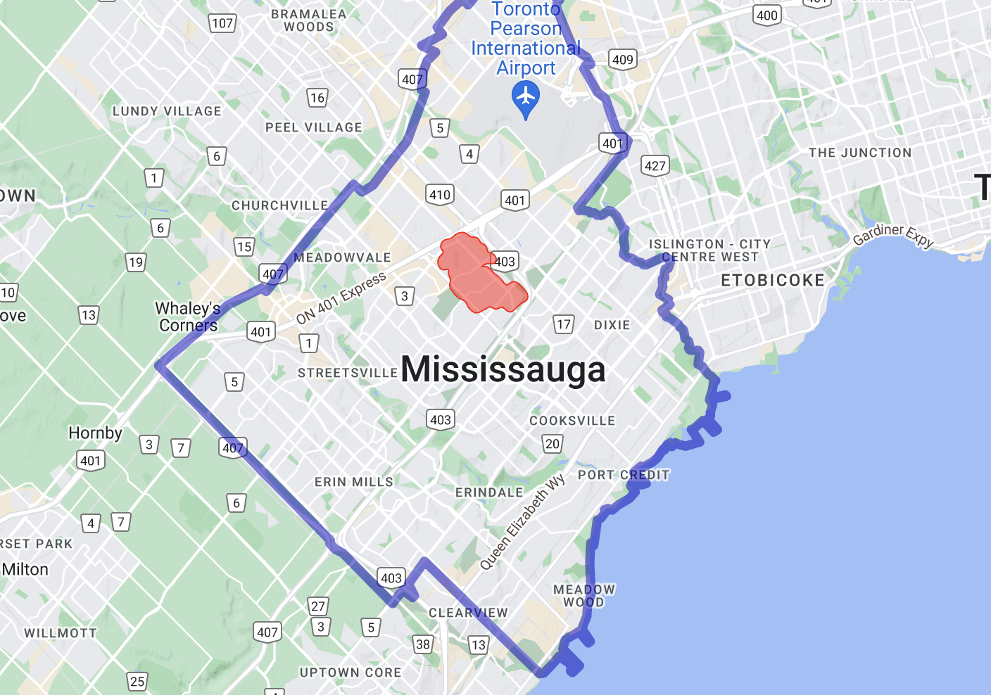 power outage mississauga