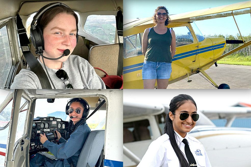 pilot sisters from Brampton win Air Canada scholarship