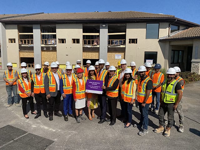 Hotel converted into affordable housing with dozens of units for rent in Brampton