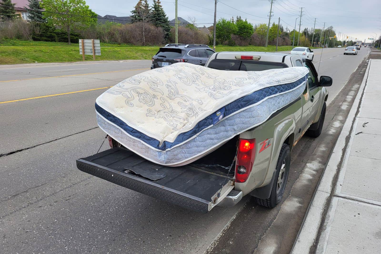 mattress load caledon