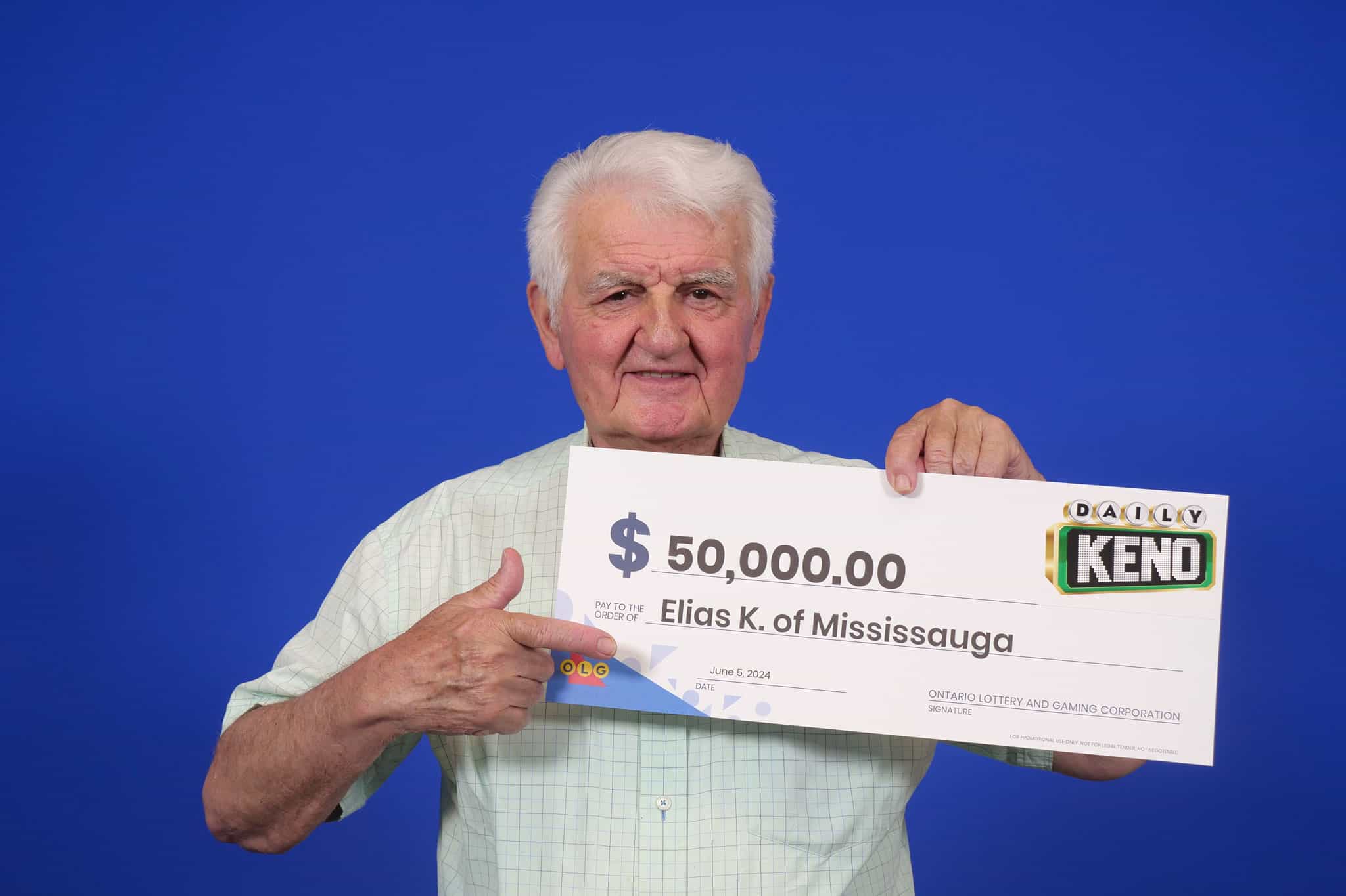 lottery winner Elias Kantzavelos mississauga