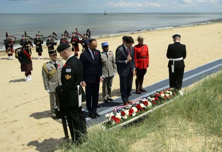 Trudeau in Normandy 2019