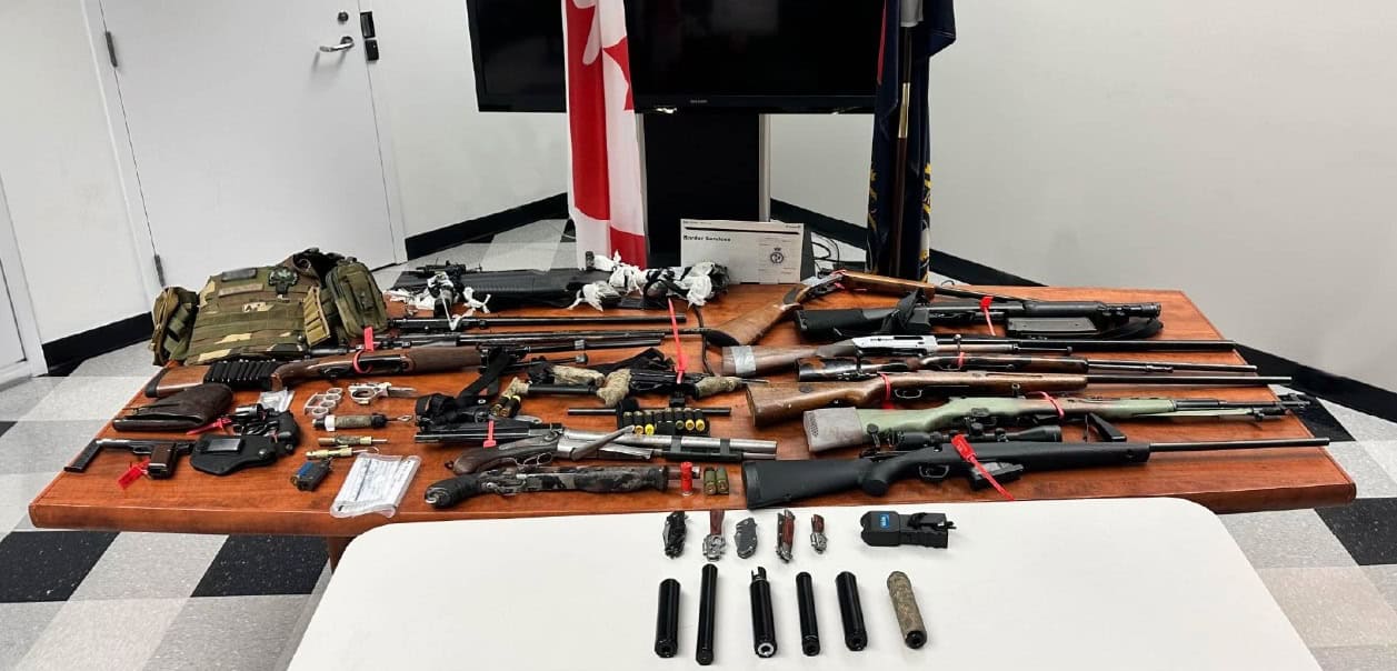 Gun bust at Pearson Airport in Mississauga.