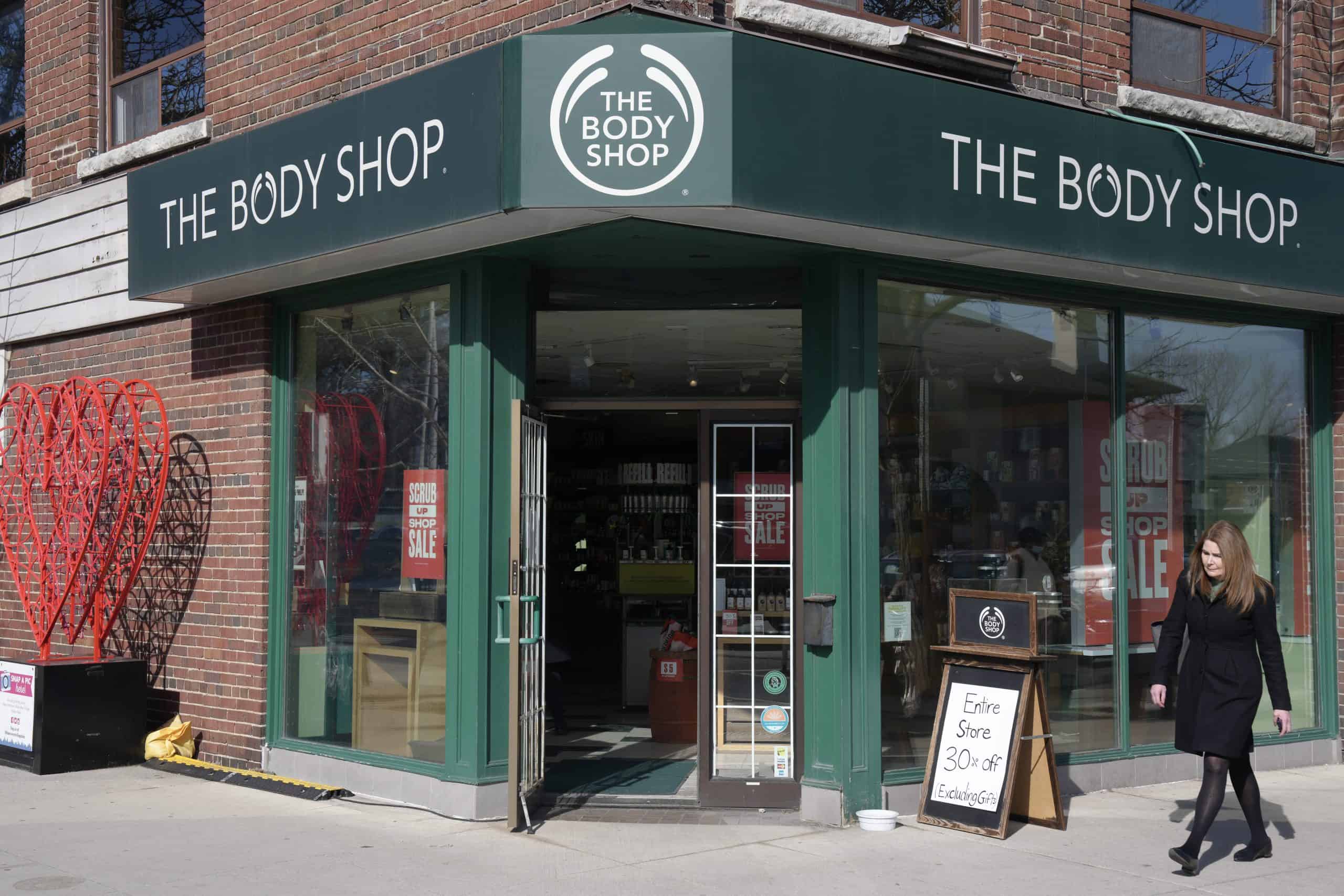 The body shop canada sale bankruptcy protection