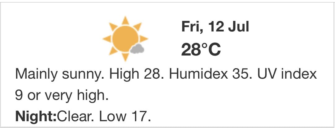 Ontario, Mississauga, weather, forecast, sunny, hot, humid 