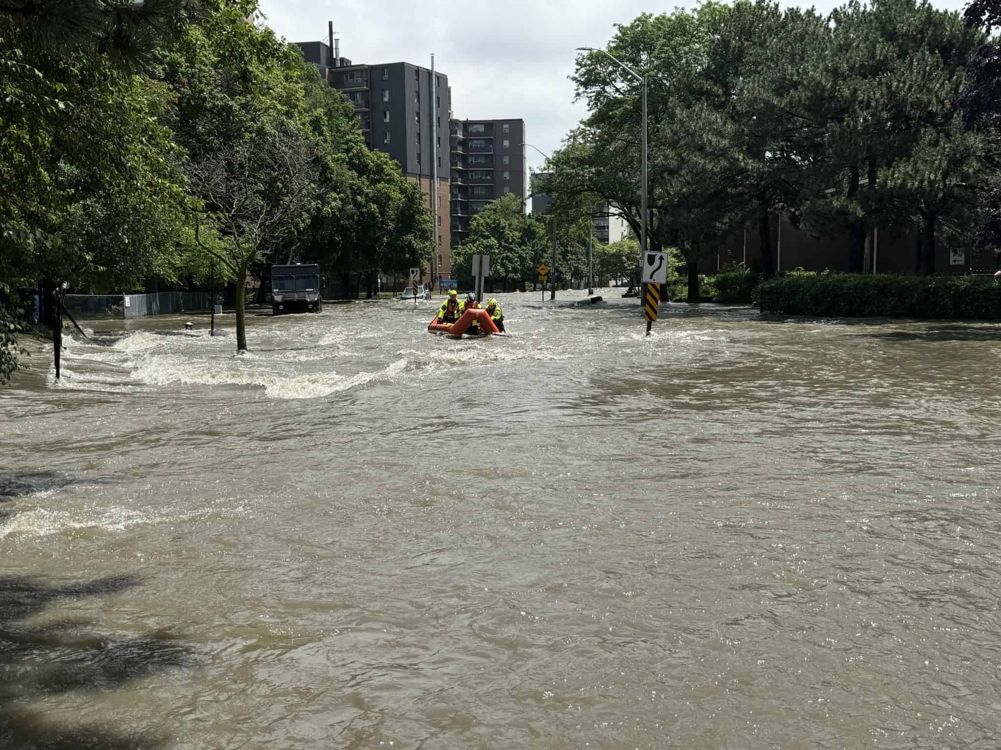 ‘All rescue teams deployed’ in response to flooding across Mississauga: fire officials | INsauga