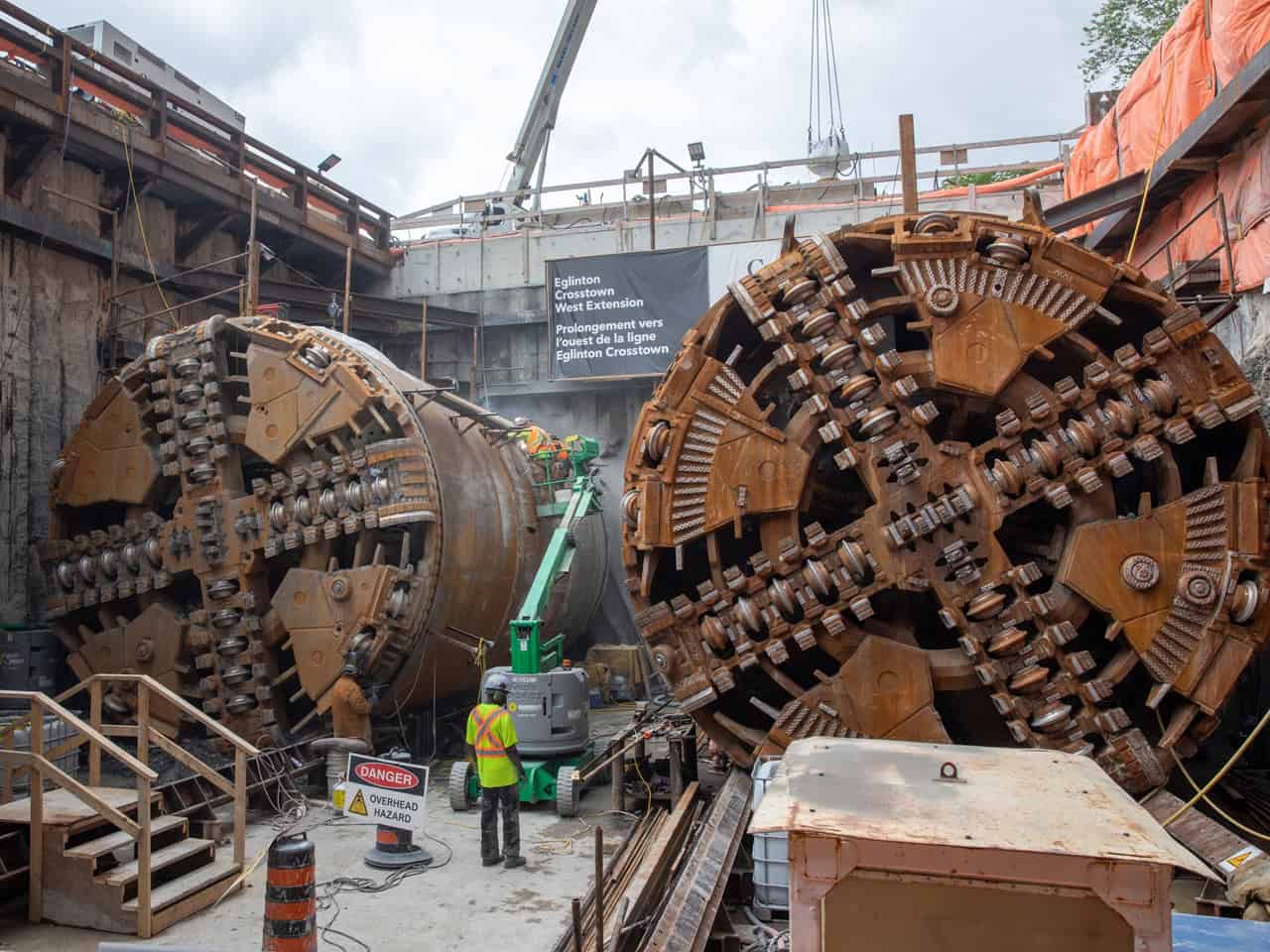 TBMs have completed their job on ECWE in Mississauga.