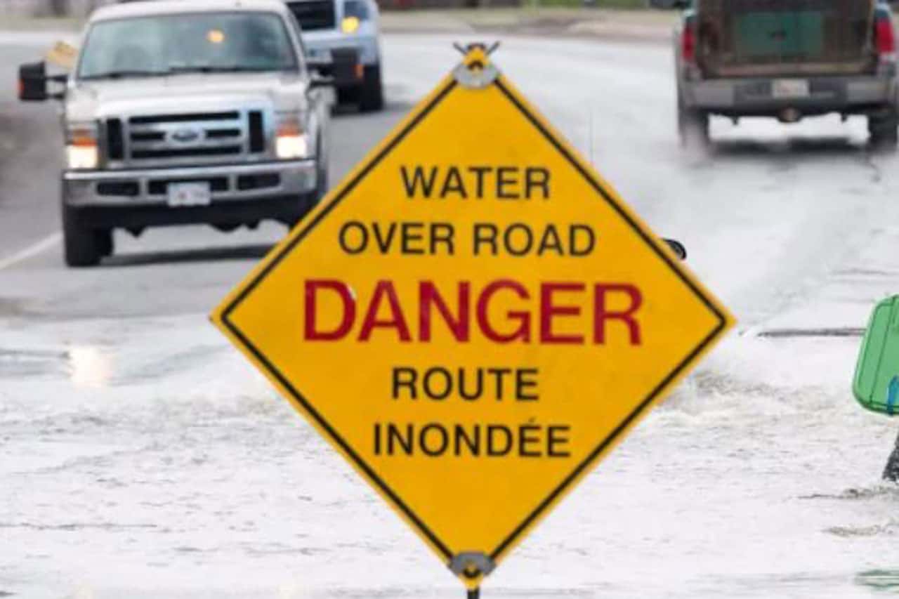 road damage flooding mississauga