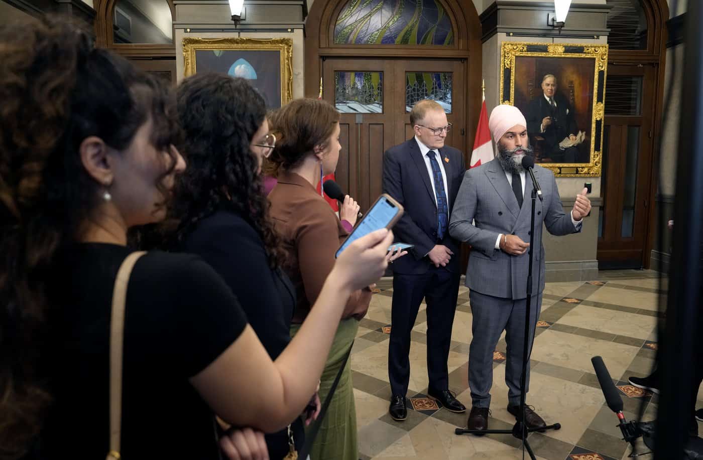 NDP Bloc non-confidence motion