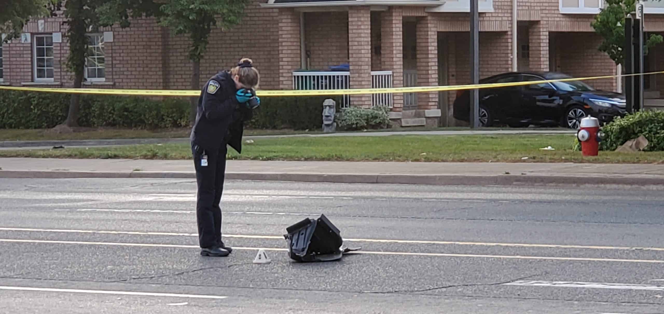 crash, Mississauga, pedestrian, hit and run, critical condition.