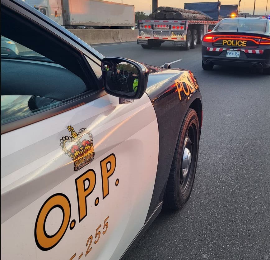 Pepper sprayed by shoplifter in Ontario.