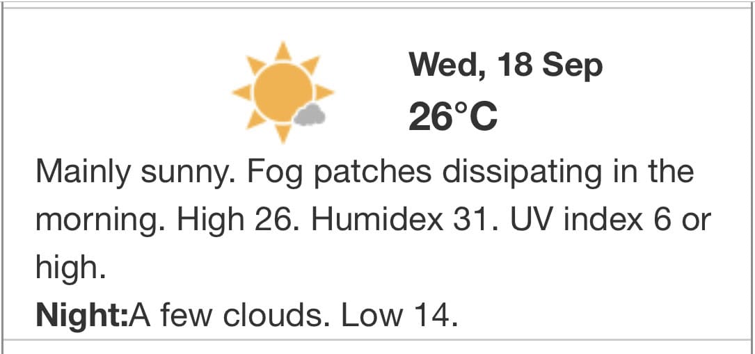 Ontario, Mississauga, weather, forecast, sunny, fog, warm, temperatures, morning, evening, Environment Canada