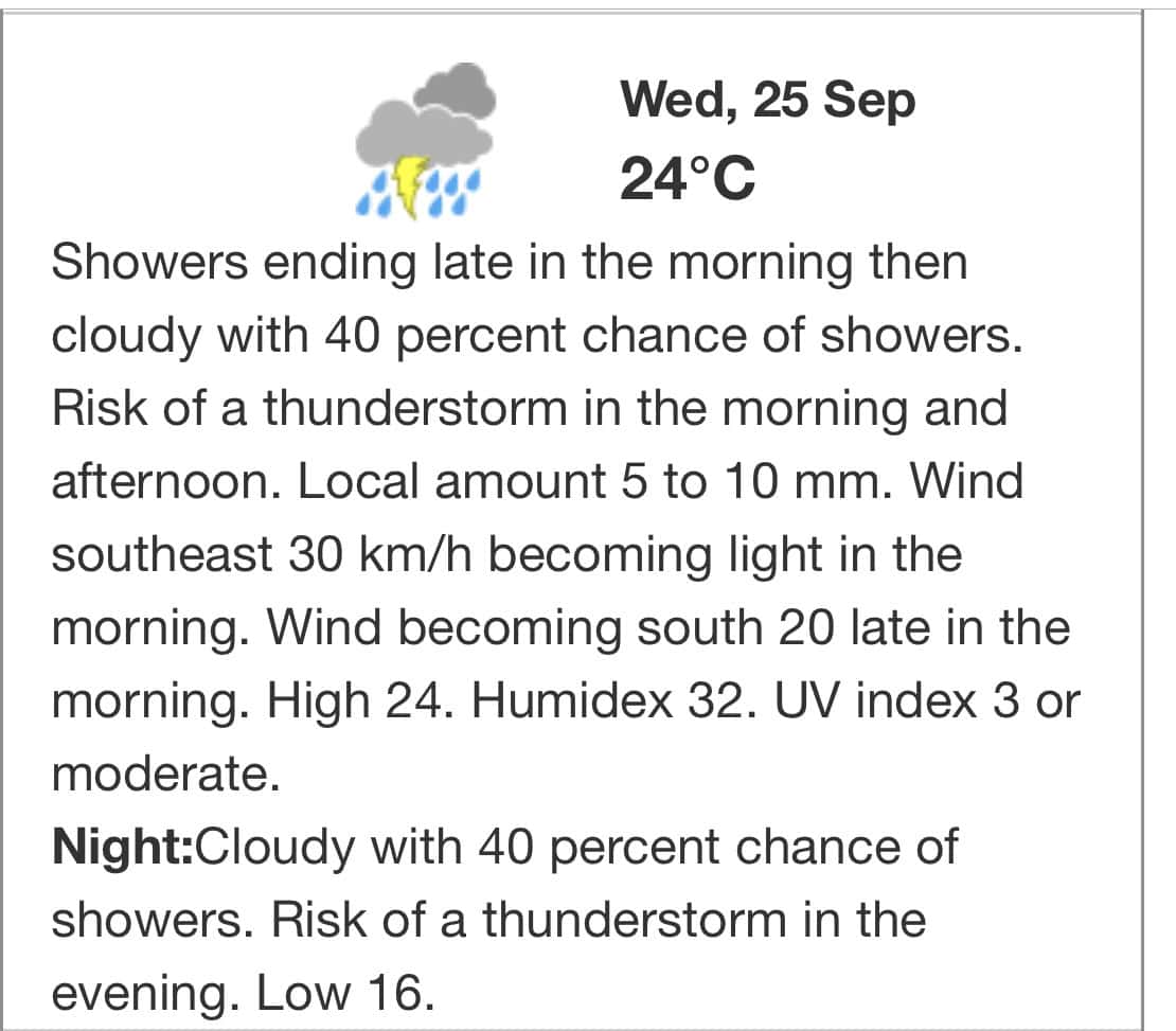 Ontario, Mississauga, Environment Canada, rainfall warning, weather, forecast, heavy rain, cloudy, thunderstorms, showers