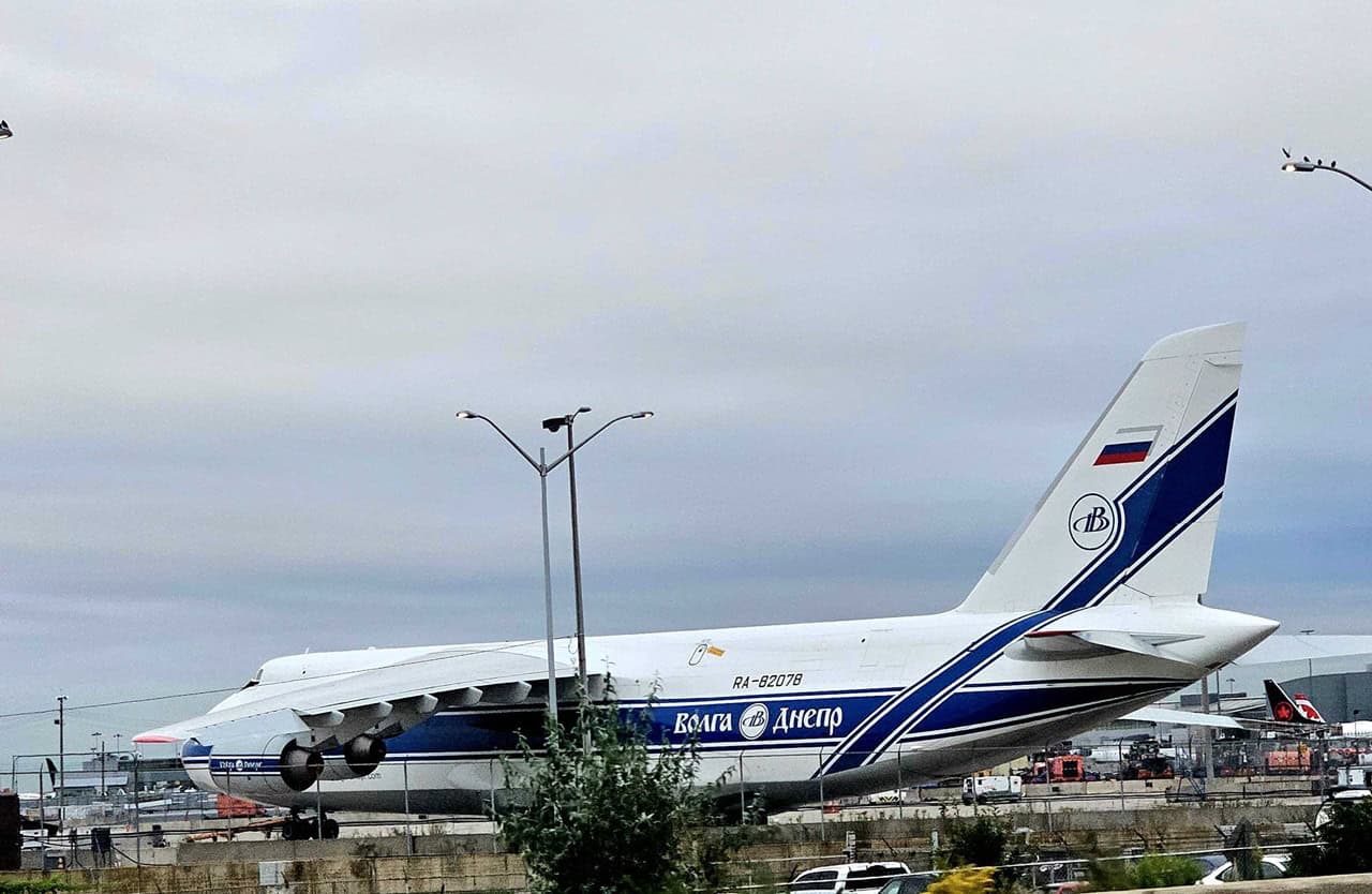 Russia wants $100M from Canada over stranded jet at Pearson.