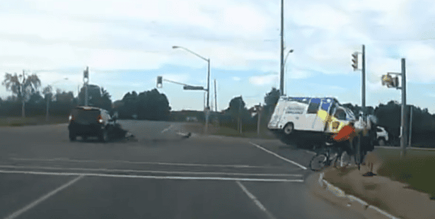 ambulance crash ontario