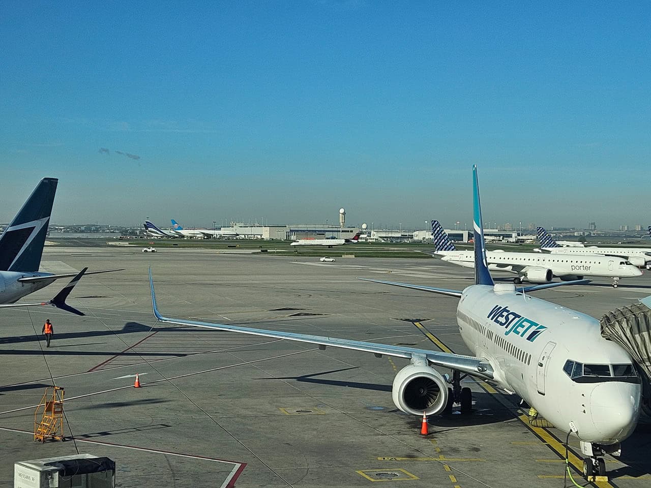 WestJet and Air Canada worst in on-time flights.