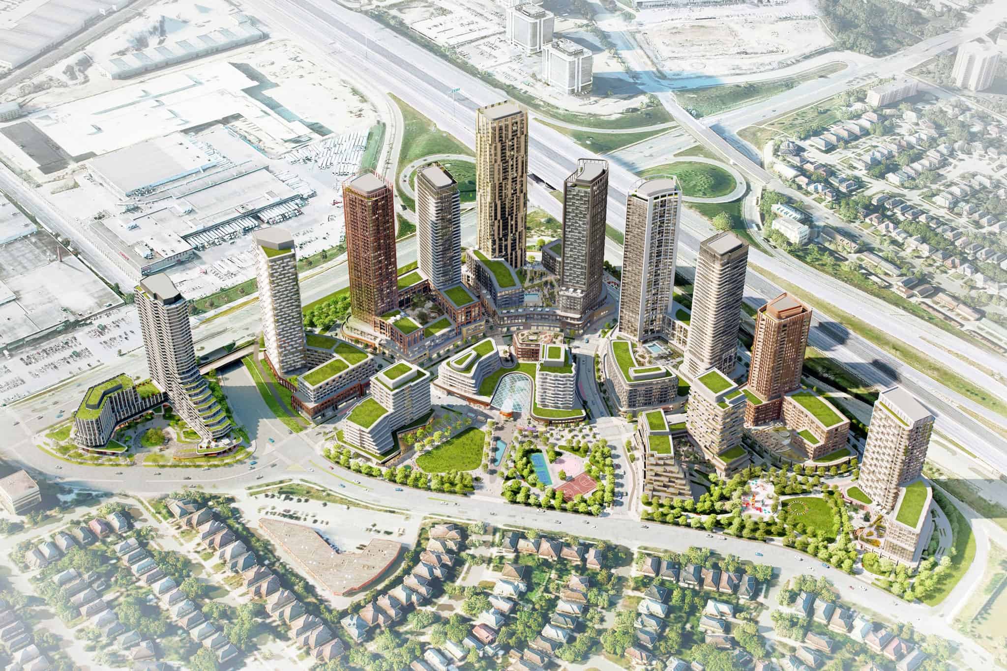 Designs released for mall redevelopment at Mississauga-Toronto border ...