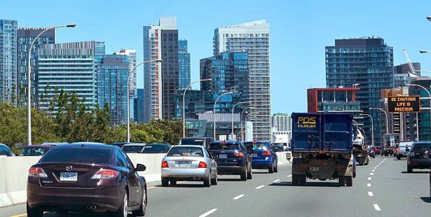 Major part of Gardiner Expressway is closed in Toronto