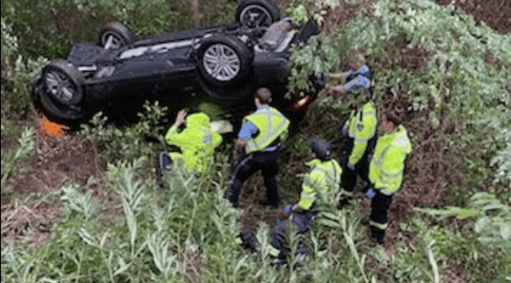 Hamilton, 3, car, crash, Highway, OPP.