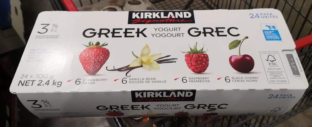 Ontario, Canada, Canadian Food Inspection Agency. Costco, Kirkland Signature Greek Yogurt brand, recall, mould, microbial contamination