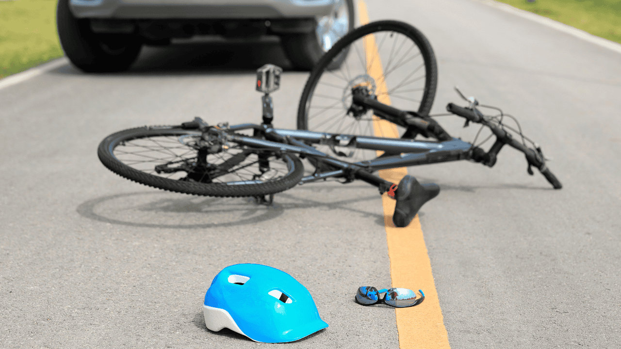 girl, bike crash, car, injury, Brampton