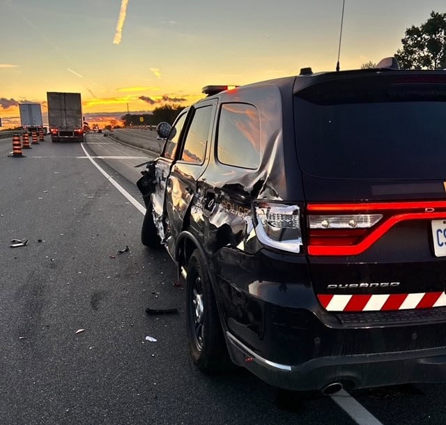 OPP cruiser struck